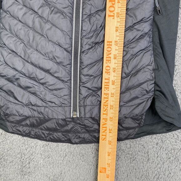 Odlo Puffer Jacket Womens Small Black N-Thermic Hybrid Zip Up - Picture 9 of 13